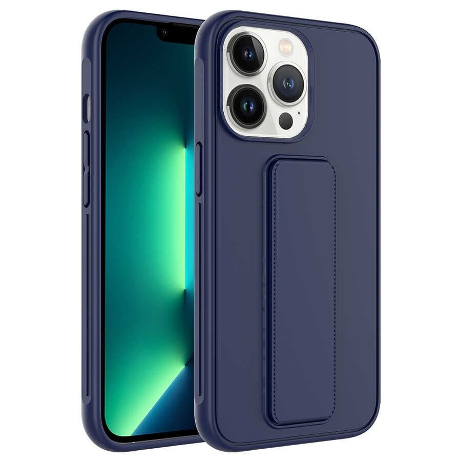 Apple iPhone 14 Pro Max Kılıf HEPTEKİLETİŞİM Qstand Kapak