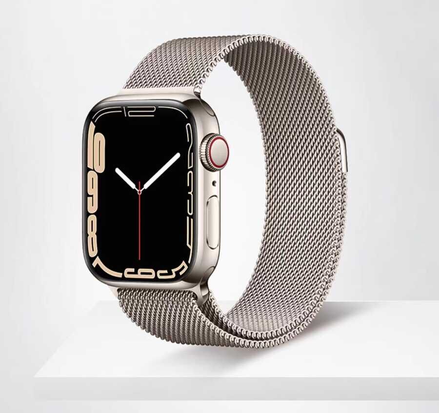 Apple Watch 7 41mm HEPTEKİLETİŞİM KRD-01 Metal Kordon