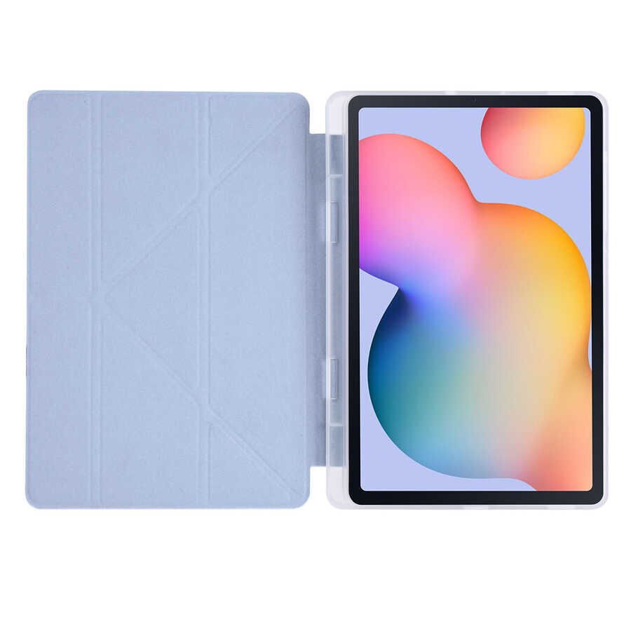 Samsung Galaxy Tab S6 Lite P610 P615 P617 Kılıf Kalem Bölmeli Standlı Kılıf (TR) Koyu Yeşil
