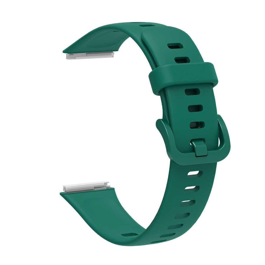 Huawei Band 7 Silikon Kordon Soft Mat Yüzey Tasarım (KRD-71) Gri