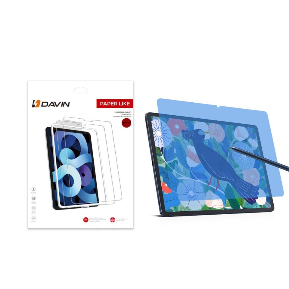 Samsung Galaxy Tab S10 Plus Kağıt Hisli Mat Davin Paper Like Tablet Ekran Koruyucu
