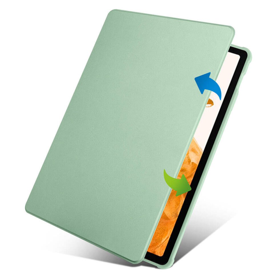 Samsung Galaxy Tab S9 Plus Kılıf Kalemlikli Standlı Uyku Modlu Akıllı Kapak (TER) Siyah