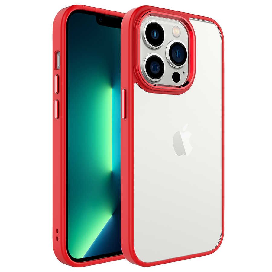 Apple iPhone 14 Pro Kılıf HEPTEKİLETİŞİM Krom Kapak