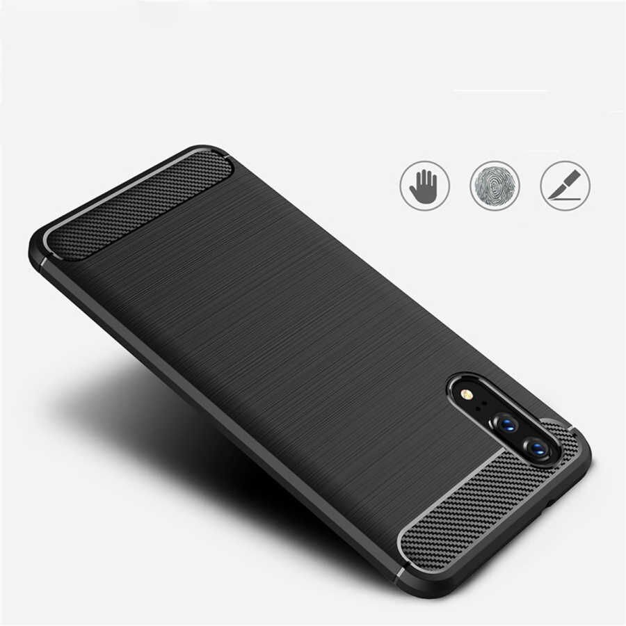 Huawei P20 Kılıf Ultra Korunaklı Silikon Kapak (ROOM) Siyah