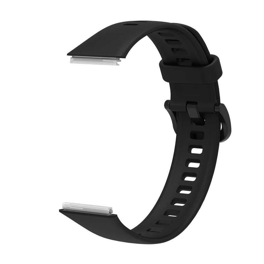 Huawei Band 7 Silikon Kordon Soft Mat Yüzey Tasarım (KRD-71) Pembe Açık