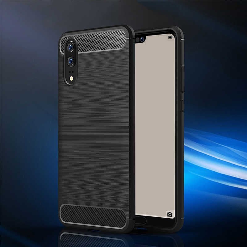 Huawei P20 Kılıf Ultra Korunaklı Silikon Kapak (ROOM) Lacivert
