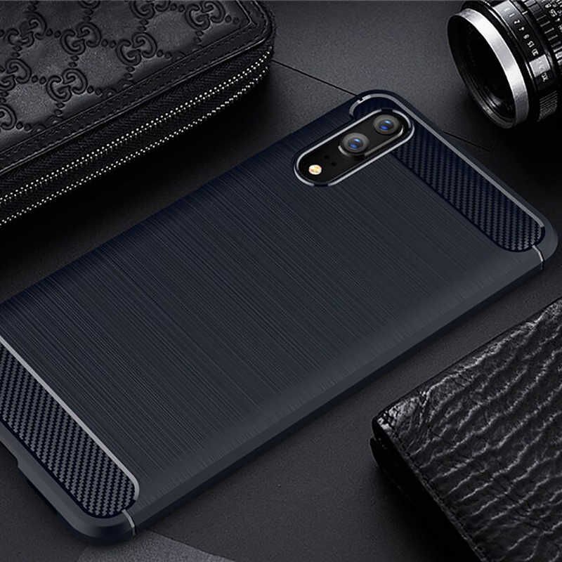 Huawei P20 Kılıf Ultra Korunaklı Silikon Kapak (ROOM) Lacivert