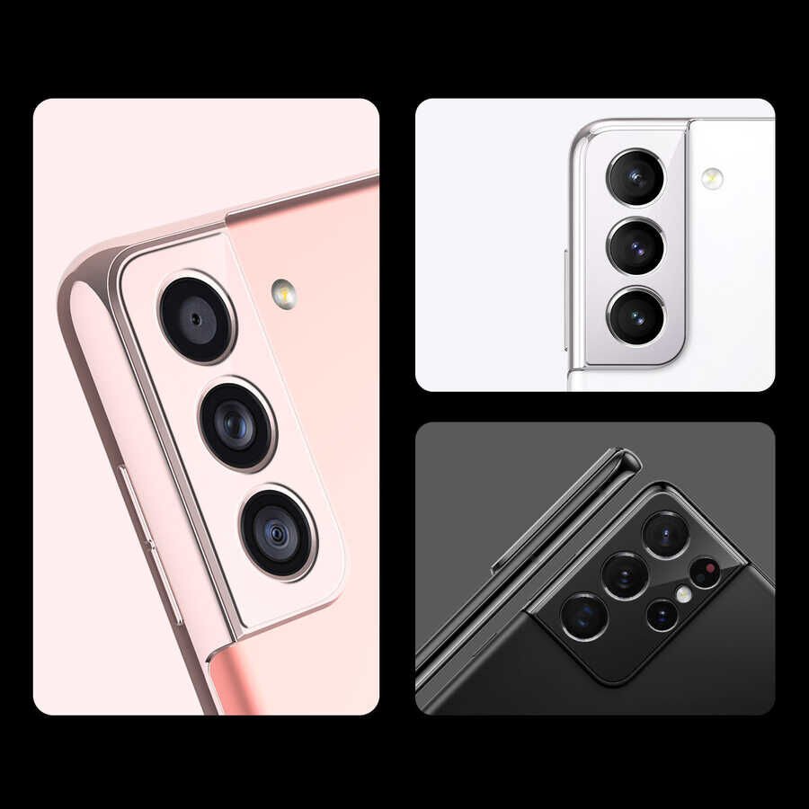 Samsung Galaxy S21 Plus Araree C-Subcore Temperli Kamera Koruyucu