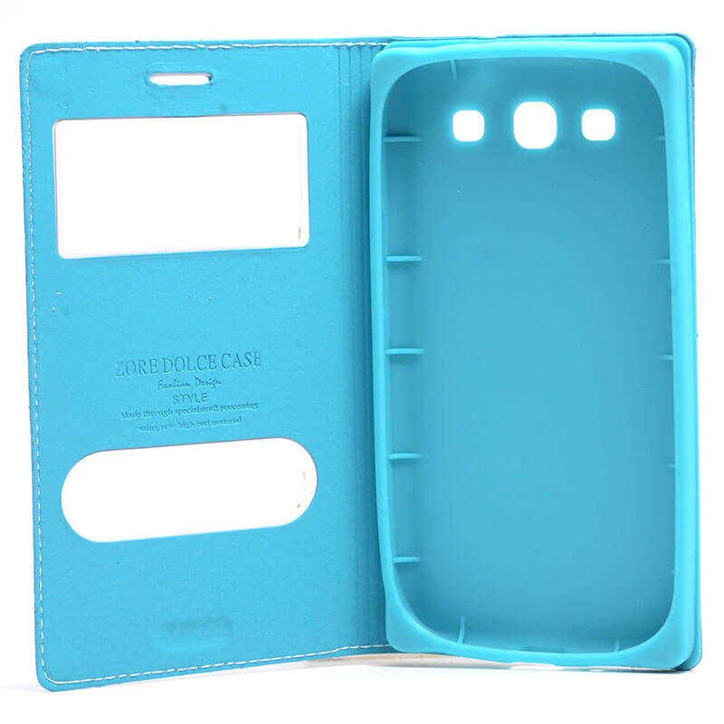 Samsung Galaxy S3 Kılıf HEPTEKİLETİŞİM Dolce Kapaklı Kılıf