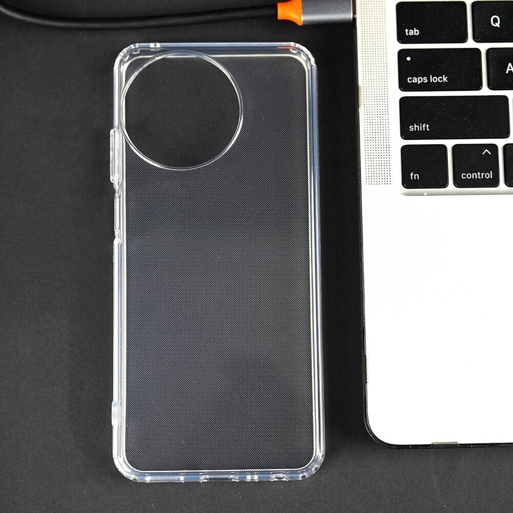 Realme 11 4G Kılıf Darbe Emici Kamera Korumalı Esnek Şeffaf Silikon Kapak (02-ANTİ) Renksiz