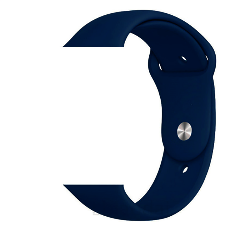 Apple Watch 2/3/4/5/6/7/8/se/nike 38mm 40mm 41mm Silikon Kordon Soft Tasarım (Klasik) 28-Blue Cobalt