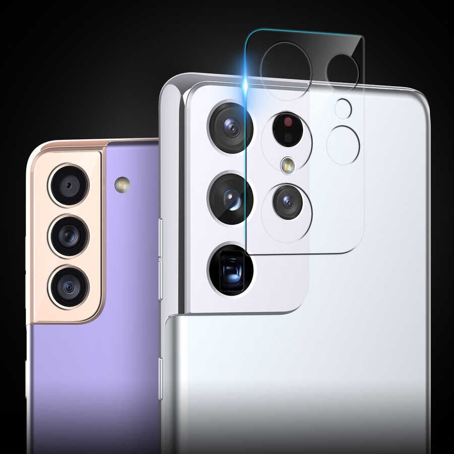 Samsung Galaxy S21 Ultra Araree C-Subcore Temperli Kamera Koruyucu