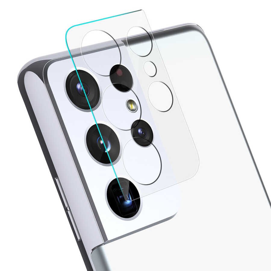 Samsung Galaxy S21 Ultra Araree C-Subcore Temperli Kamera Koruyucu