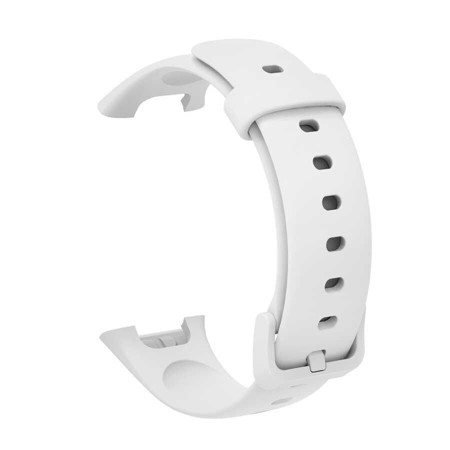 Xiaomi Mi Band 7 Pro Silikon Kordon Soft Mat Tasarım (KRD-70) Beyaz