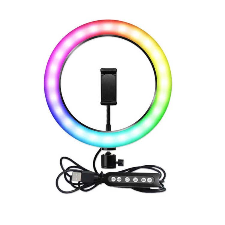 HEPTEKİLETİŞİM RGB MJ-33 Işıklı Telefon Tutucu Ring Light