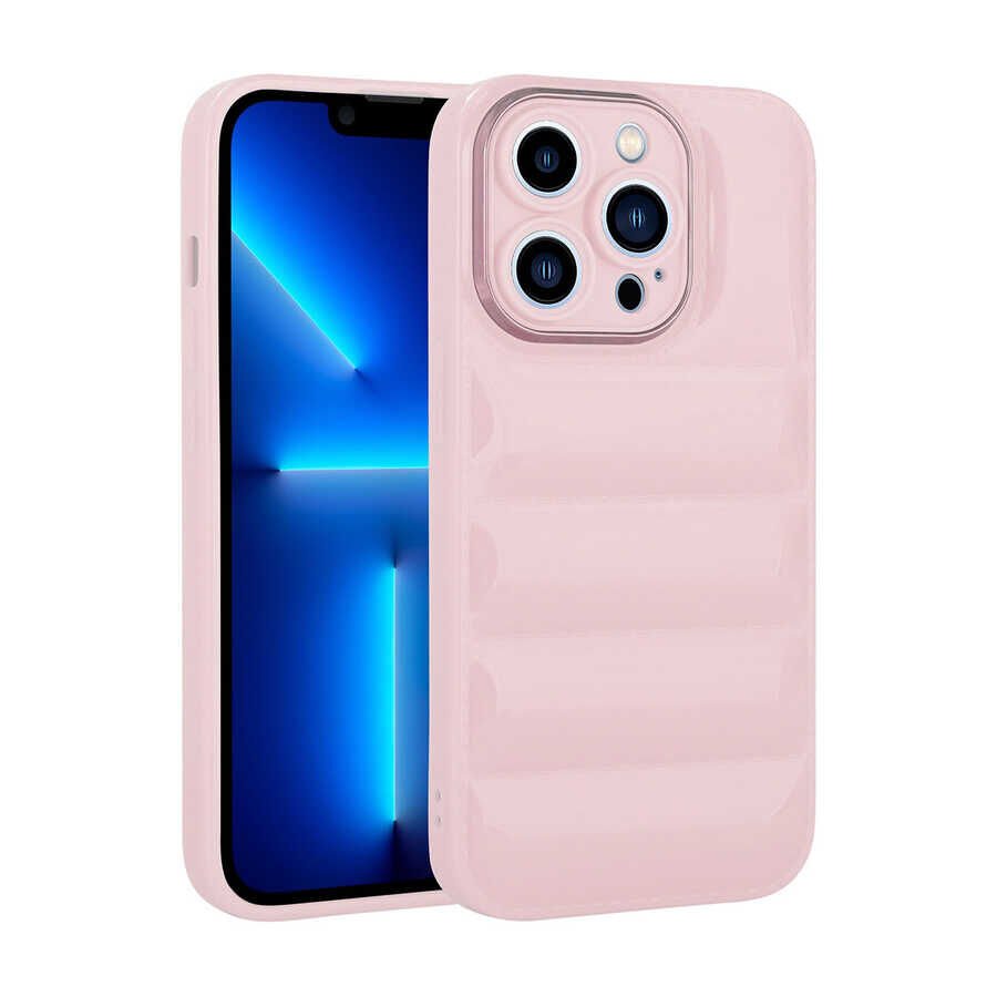 Apple iPhone 13 Pro Max Kılıf Kamera Korumalı Parlak Airbag'li HEPTEKİLETİŞİM Galya Kapak