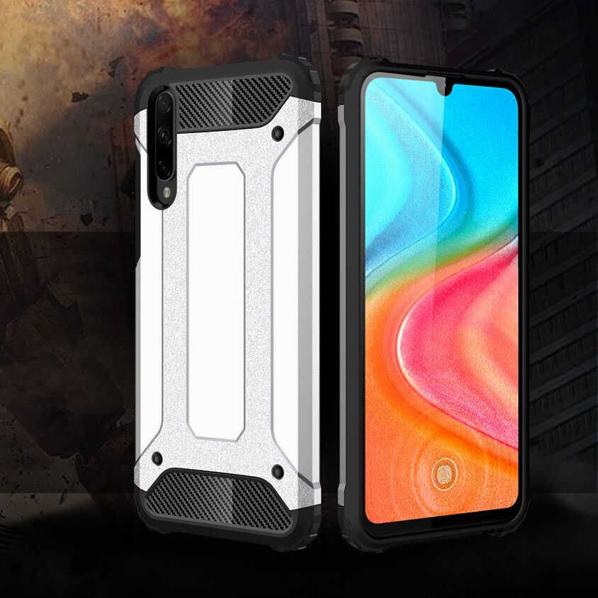 Huawei Honor 20 Lite Kılıf Armor Köşe Korumalı Çift Katman Tank Zırh Kapak (CRASH) Gold