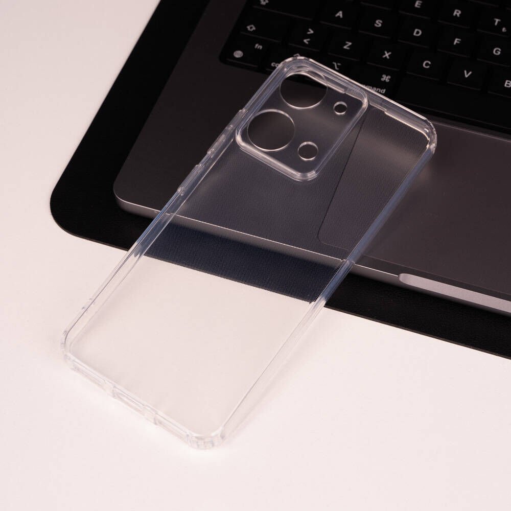 Reeder S19 Max Pro S Zoom Kılıf Darbe Emici Kamera Korumalı Esnek Şeffaf Silikon Kapak (02-ANTİ) Renksiz