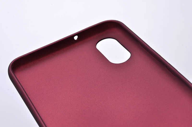 Xiaomi Mi 8 Pro Kılıf Yumuşak Dokulu Soft Esnek İnce Mat Renkli Silikon Kapak (PREMİER) Kırmızı