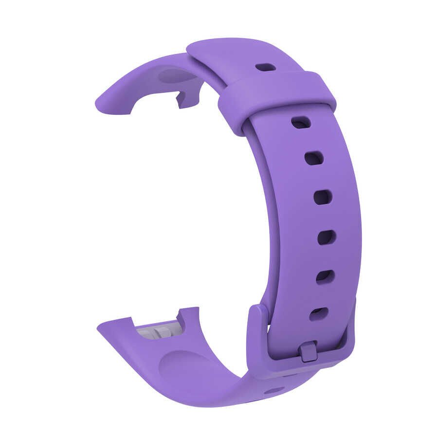 Xiaomi Mi Band 7 Pro Silikon Kordon Soft Mat Tasarım (KRD-70) Mavi Açık