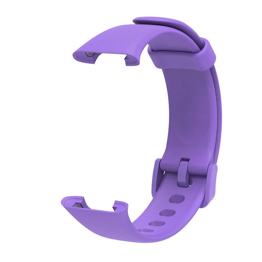 Xiaomi Mi Band 7 Pro Silikon Kordon Soft Mat Tasarım (KRD-70) Mavi Açık