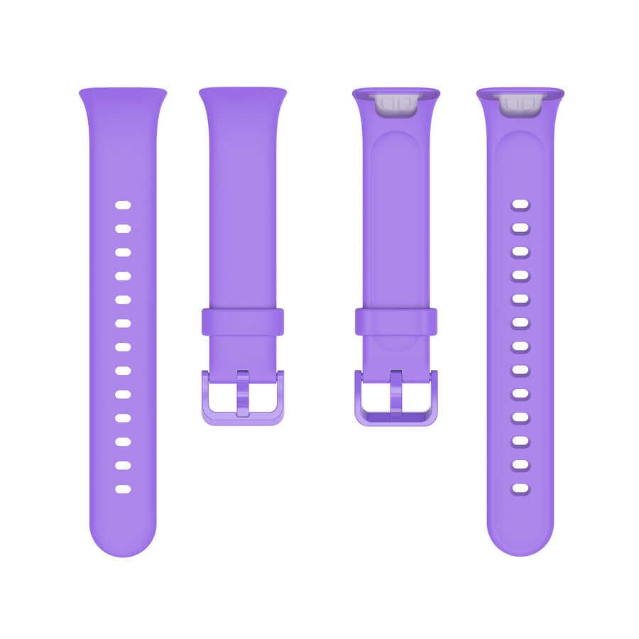 Xiaomi Mi Band 7 Pro Silikon Kordon Soft Mat Tasarım (KRD-70) Mavi Açık