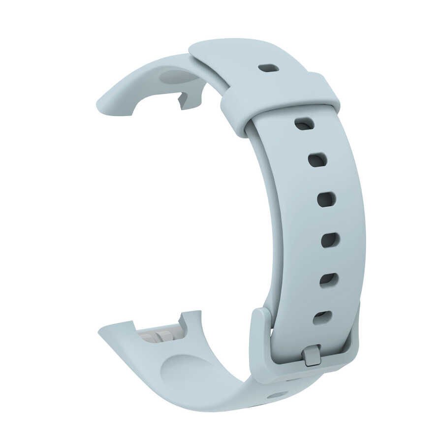 Xiaomi Mi Band 7 Pro Silikon Kordon Soft Mat Tasarım (KRD-70) Mavi Açık