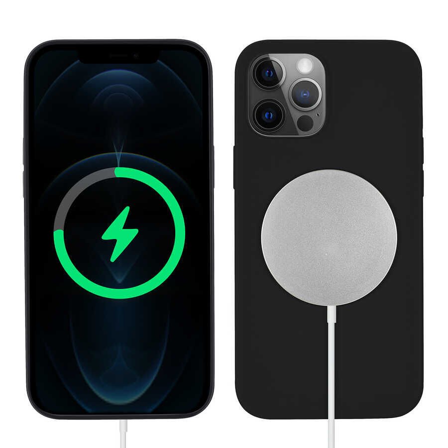 Apple iPhone 13 Pro Max Kılıf HEPTEKİLETİŞİM Silksafe Wireless Kapak