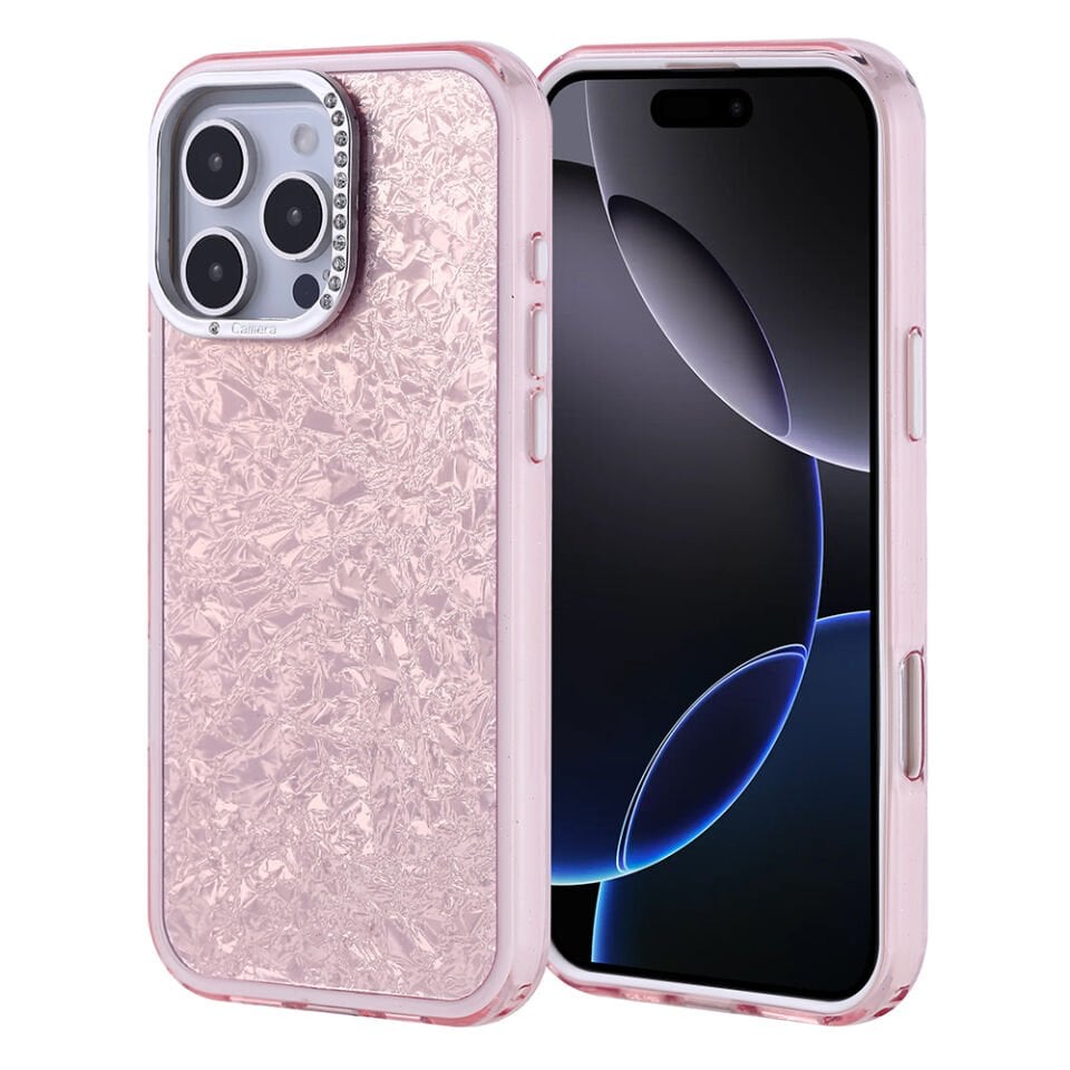 Apple iPhone 16 Pro Max Kılıf Taşlı Tasarımlı Zore Kapi Kapak