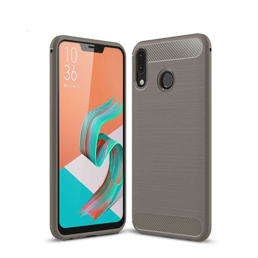 Asus Zenfone 5 ZE620KL Kılıf Ultra Korunaklı Silikon Kapak (ROOM) Gri