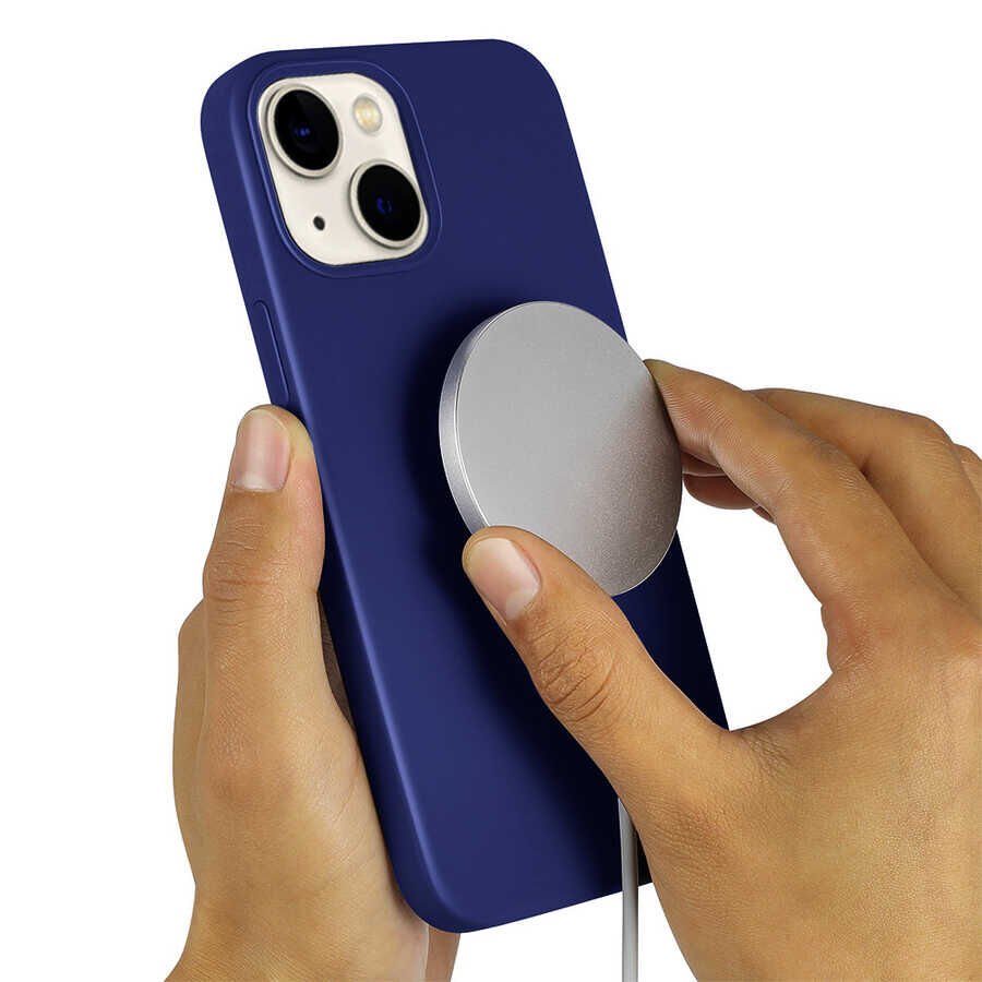 Apple iPhone 13 Kılıf HEPTEKİLETİŞİM Silksafe Wireless Kapak