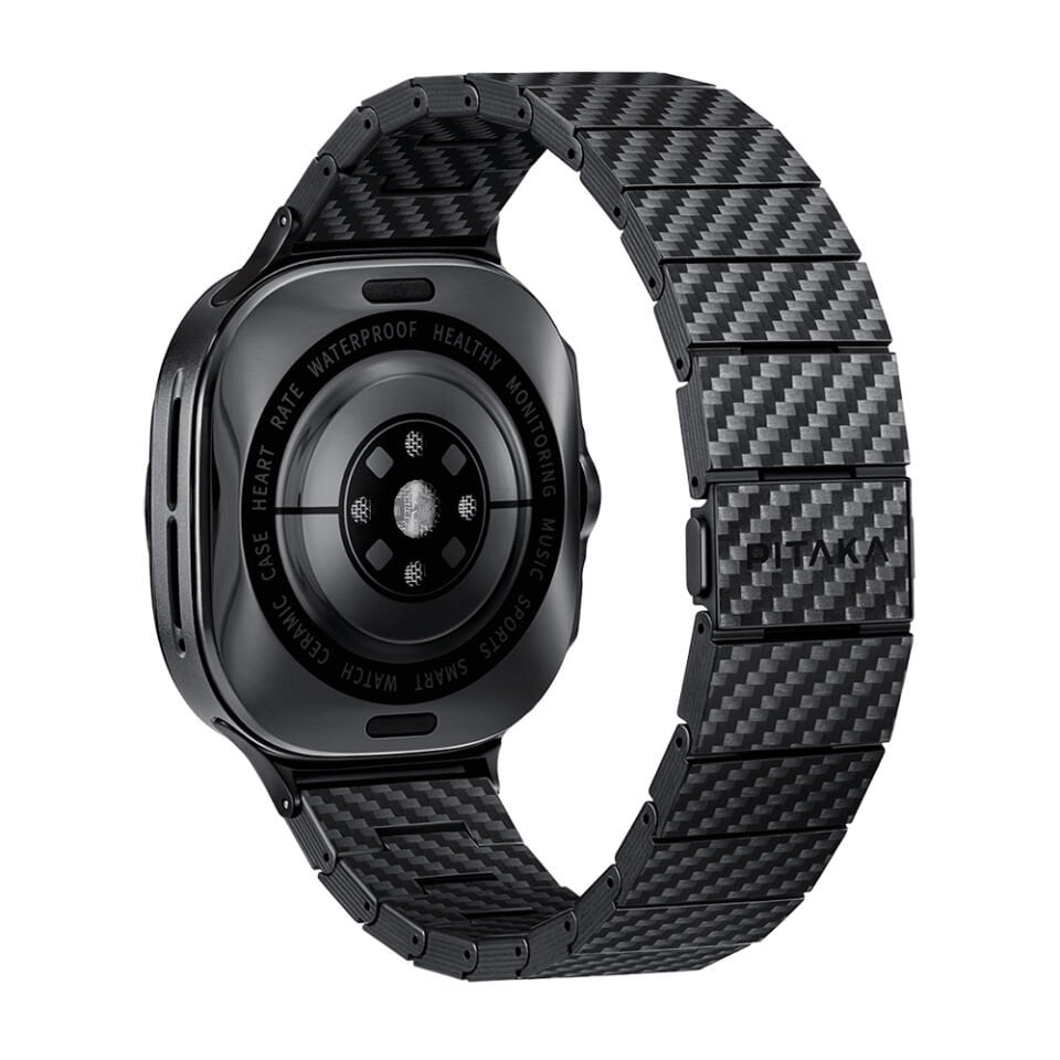 Samsung Galaxy Watch Ultra 47mm Karbon Fiber Pitaka Modern Serisi Black-Grey Twill Kordon