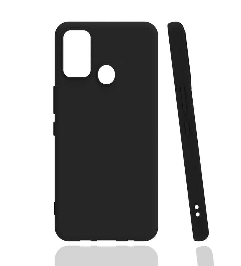 Tecno Spark 7T Kılıf Kamera Korumalı Esnek Renkli Silikon Kapak (Biye) Lacivert