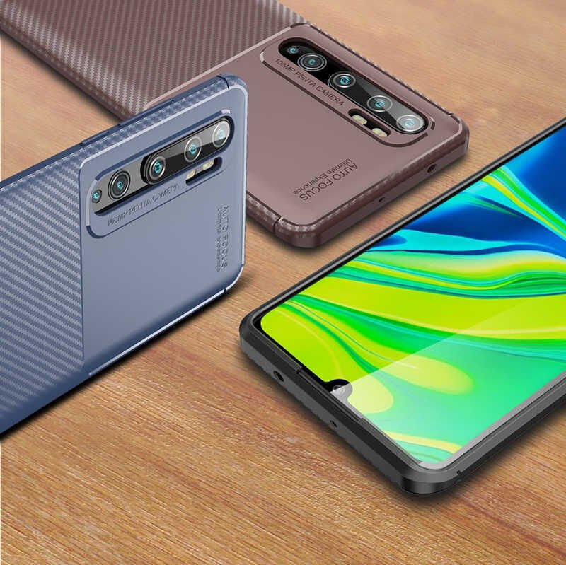 Xiaomi Mi Note 10 Kılıf HEPTEKİLETİŞİM Negro Silikon Kapak