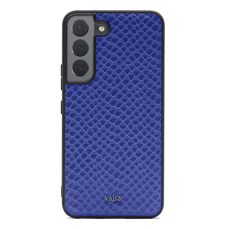Samsung Galaxy S22 Plus Kılıf ​Kajsa Pearl Pattern Hakiki Deri Kapak