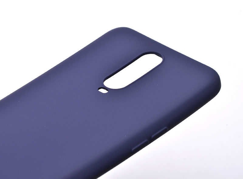 Oppo RX17 Pro Kılıf Yumuşak Dokulu Soft Esnek İnce Mat Renkli Silikon Kapak (PREMİER) Siyah