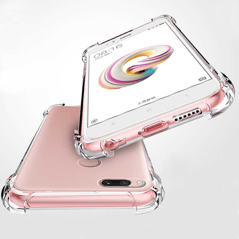 Xiaomi Mi 5x Şeffaf Kılıf Köşelerde Darbelere Karşı Ultra Kalınlık (ANTİSHOCK) Renksiz