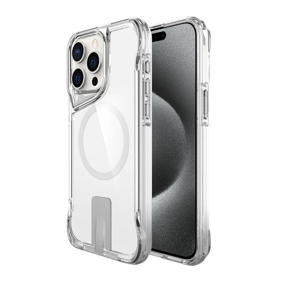 Apple iPhone 15 Pro Max Kılıf Magsafe Şarj Özellikli HEPTEKİLETİŞİM T-Max Standlı Kapak