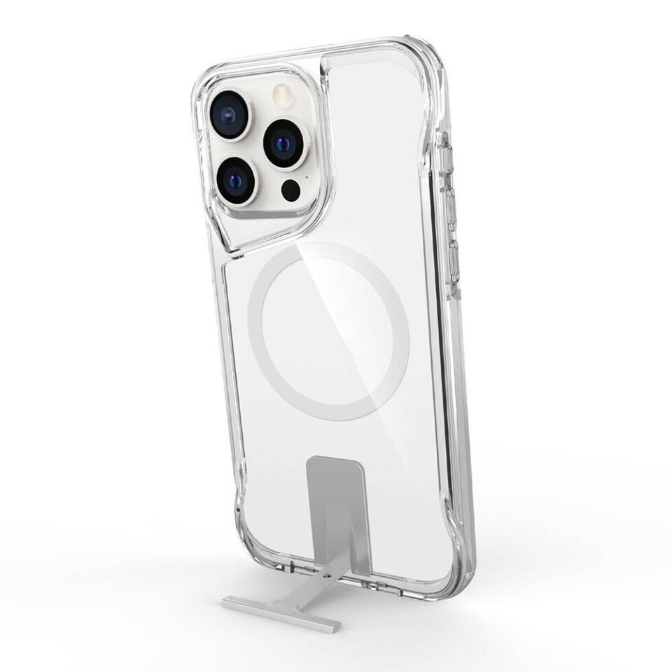 Apple iPhone 15 Pro Max Kılıf Magsafe Şarj Özellikli HEPTEKİLETİŞİM T-Max Standlı Kapak
