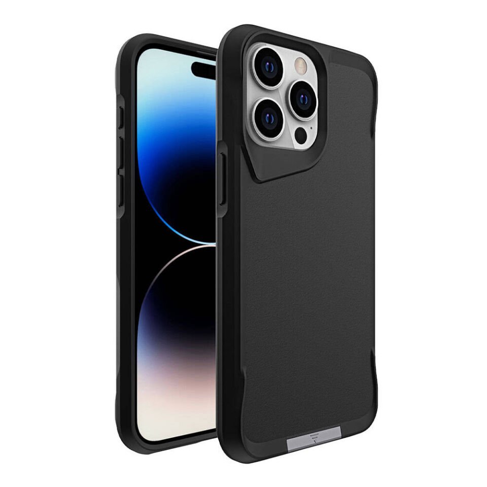 Apple iPhone 15 Pro Kılıf HEPTEKİLETİŞİM Airbag Kenarlı T-Max Mat Standlı Kapak