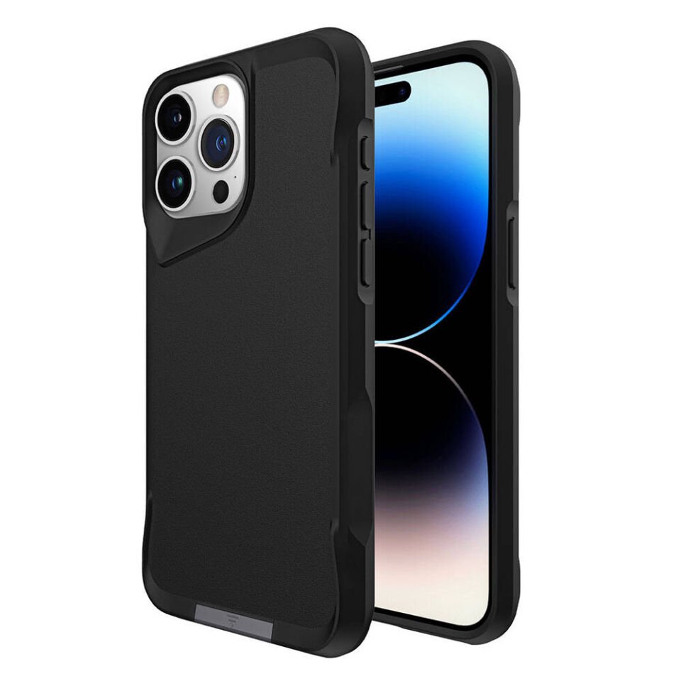 Apple iPhone 15 Pro Kılıf HEPTEKİLETİŞİM Airbag Kenarlı T-Max Mat Standlı Kapak