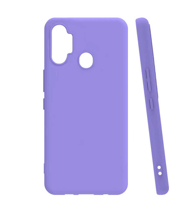 Tecno Spark 7 Pro Kılıf Kamera Korumalı Esnek Renkli Silikon Kapak (Biye) Siyah