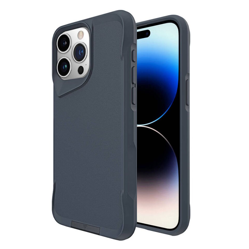 Apple iPhone 15 Pro Max Kılıf HEPTEKİLETİŞİM Airbag Kenarlı T-Max Mat Standlı Kapak