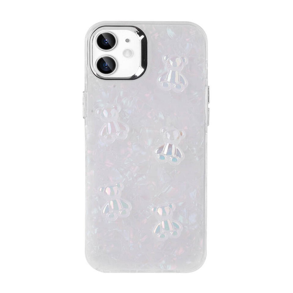 Apple iPhone 11 Kılıf Kabartma Figürlü Parlak HEPTEKİLETİŞİM Eralli Silikon Kapak