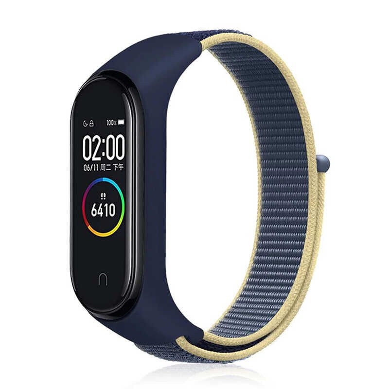 Xiaomi Mi Band 3/4/5/6 Hasır Kordon Kaliteli Tasarım (KRD-03) NO19