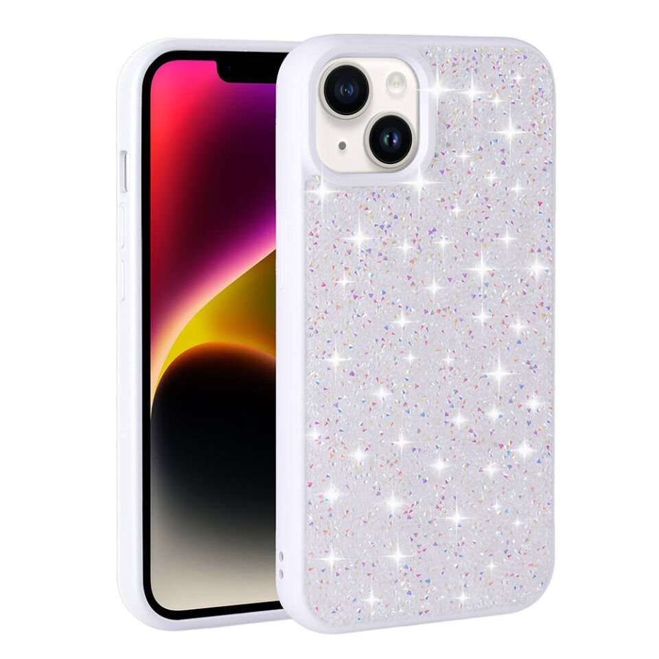 Apple iPhone 13 Kılıf Parlak Taşlı Tasarım HEPTEKİLETİŞİM Pırlanta Kapak