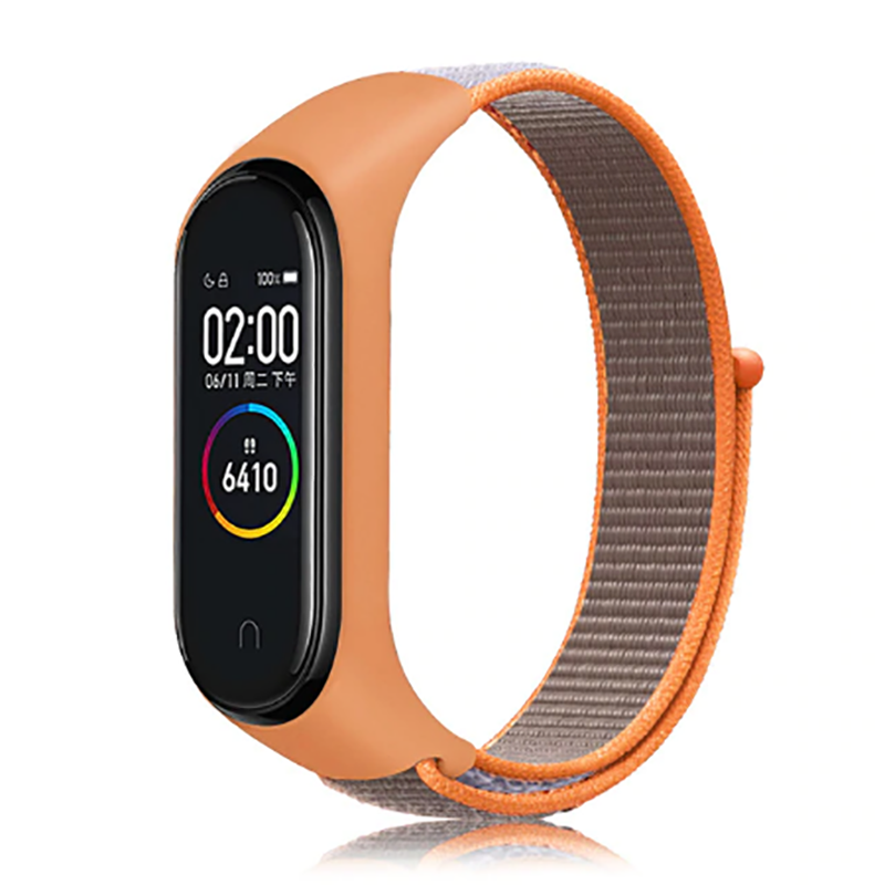 Xiaomi Mi Band 3/4/5/6 Hasır Kordon Kaliteli Tasarım (KRD-03) NO26