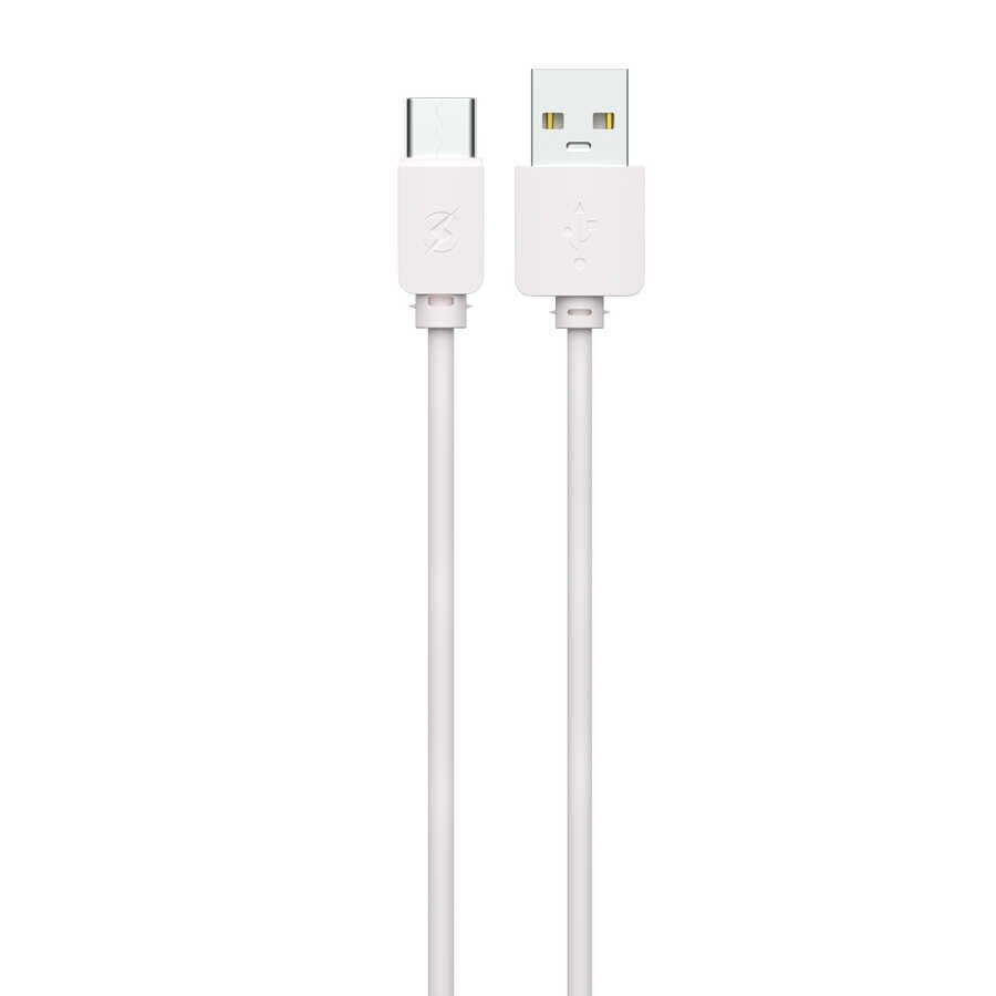 Ofset Serisi ZCS-03 Type-C 2 in 1 Ev Şarj Seti 2.1A Beyaz