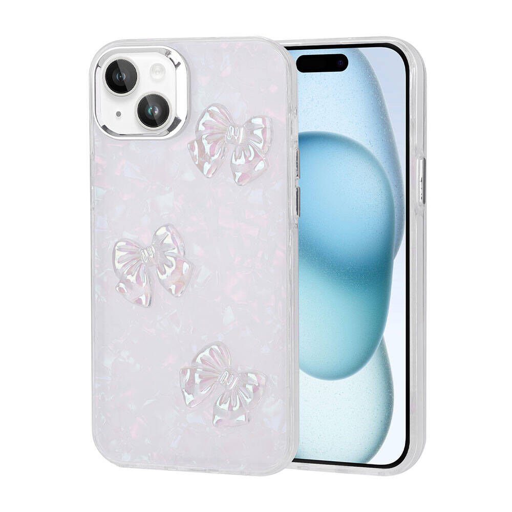 Apple iPhone 15 Kılıf Kabartma Figürlü Parlak HEPTEKİLETİŞİM Eralli Silikon Kapak