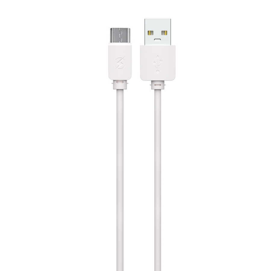Ofset Serisi ZCS-01 Micro 2 in 1 Ev Şarj Seti 2.1A Beyaz
